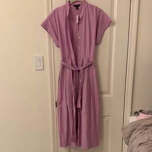 Banana republic lilac/orchid Button-Down Dress
